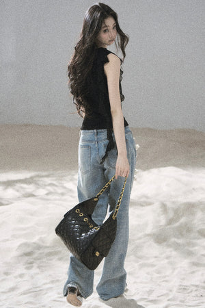 Before the Sunset Lace Off-Shoulder Top