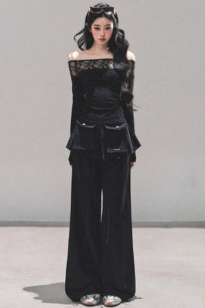 Bella Wide-Leg Workwear Pants