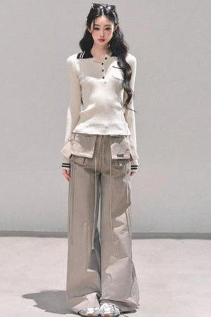 Bella Wide-Leg Workwear Pants