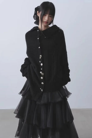 Berlin Night Off-Shoulder Cardigan