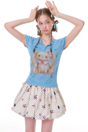 Berry Sweet Knitted Top