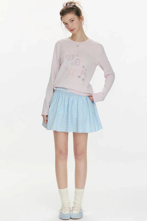 Berry Waltz Printed Thin T-Shirt