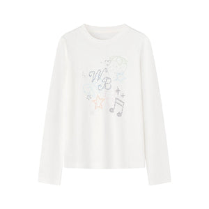 Berry Waltz Printed Thin T-Shirt
