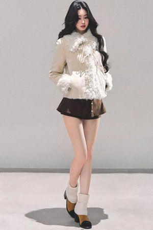 Black and White Lace Top
