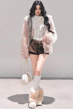 Black Autumn A-Line Shorts