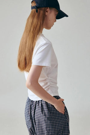 Black Pleat Top