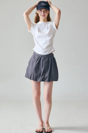Black Pleat Top