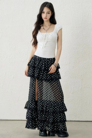 Black Retro Polka Dot Set-Up