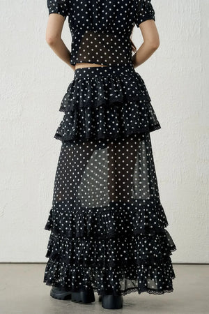 Black Retro Polka Dot Set-Up