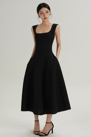 Black Sleeveless Dress