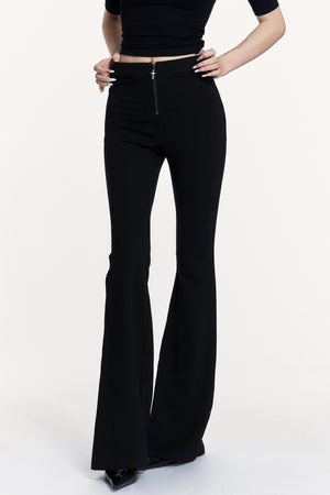 Black Spice Girl Flared Pants