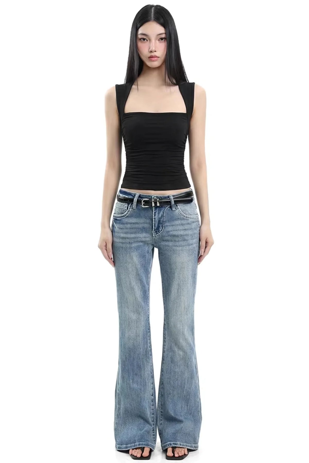 Black Strapless Tube Top