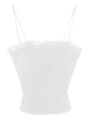 Black Tencel Lace Camisole