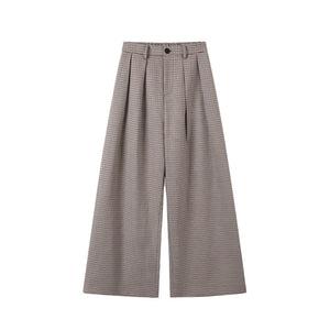 Black Wide-Leg Suit Pants
