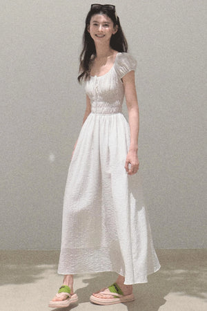 Blissful Tomato Leaf Dress