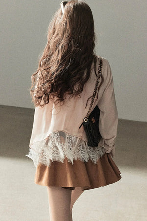 Blooming Cherry Blossom Lace Blouse
