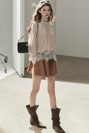 Blooming Cherry Blossom Lace Blouse