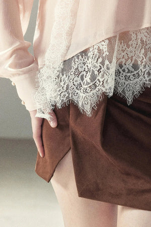 Blooming Cherry Blossom Lace Blouse