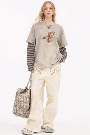 Blooming Soon Spliced Top