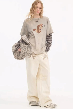 Blooming Soon Spliced Top