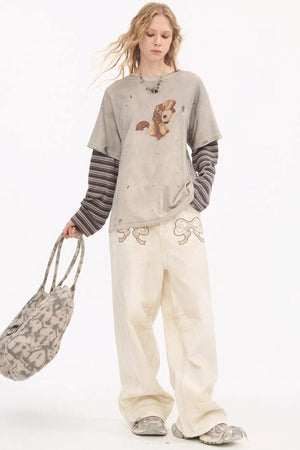 Blooming Soon Spliced Top