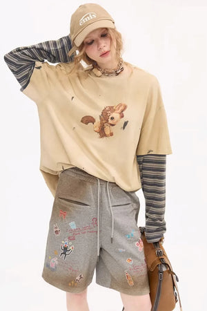 Blooming Soon Spliced Top
