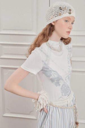 Blossom Silk Lace Tee