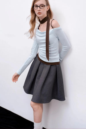 Blue Autumn Long Sleeve T-Shirt