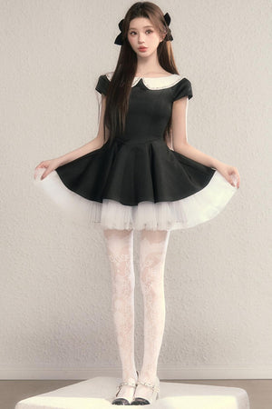 Blue Madeleine A-Line Princess Dress
