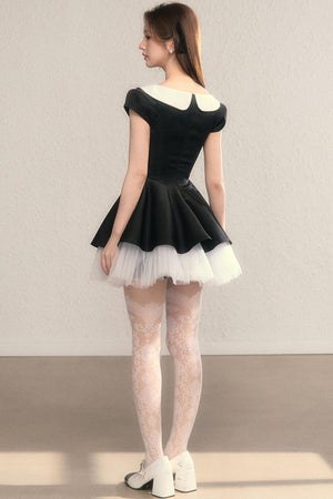 Blue Madeleine A-Line Princess Dress
