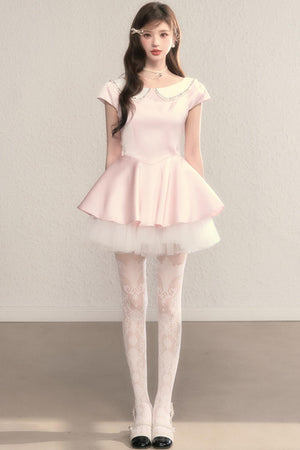 Blue Madeleine A-Line Princess Dress