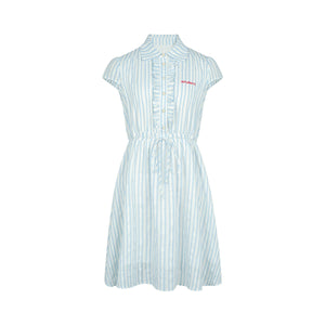 Blue White Plaid Preppy Dress