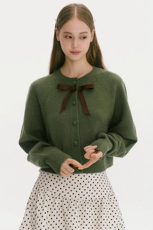 Blueberry Matcha Roll Cardigan