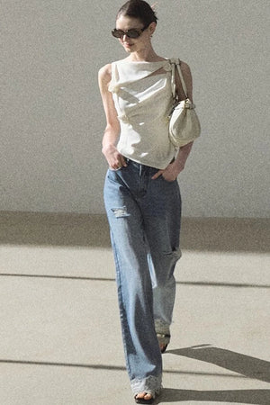 Bohemian Summer Ripped Jeans