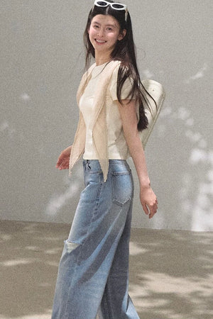 Bohemian Summer Ripped Jeans
