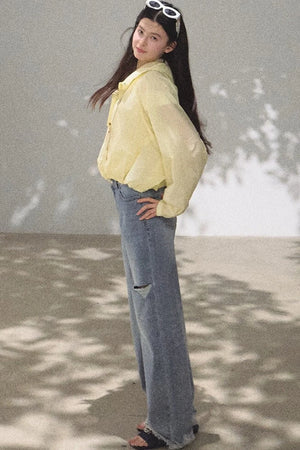 Bohemian Summer Ripped Jeans