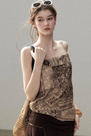 Bohemian Sunset Camisole Top