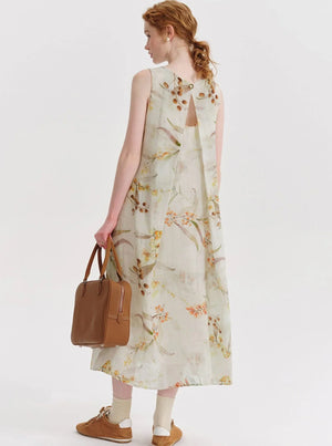 Botanical Print Dress