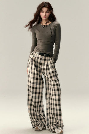 Bow Accent Long Sleeve Tops
