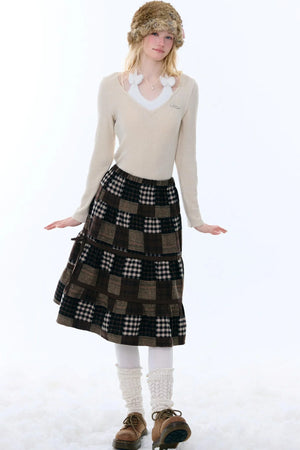 Bow Halter Knitted Top