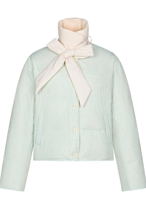 Bow Streamer Reversible Down Jacket