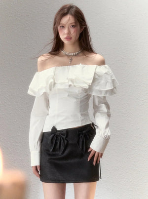 Bow Waist Strap A-Line Set-Up