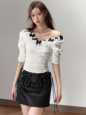 Bow Waist Strap A-Line Set-Up
