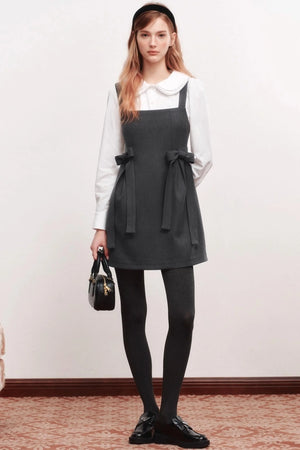 Bow Webbing Design Slip Dress