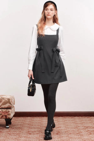 Bow Webbing Design Slip Dress