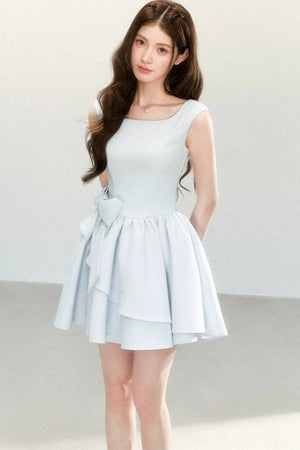 Bowknot Suspender Dress