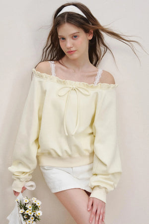Breathing Cotton Raglan Sweatshirt
