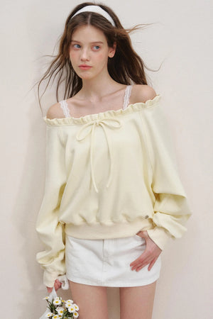 Breathing Cotton Raglan Sweatshirt