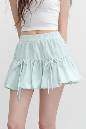 Breeze Bow Skirt With Jacket Set-Up