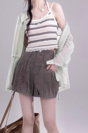 Breezy Pleat Shorts